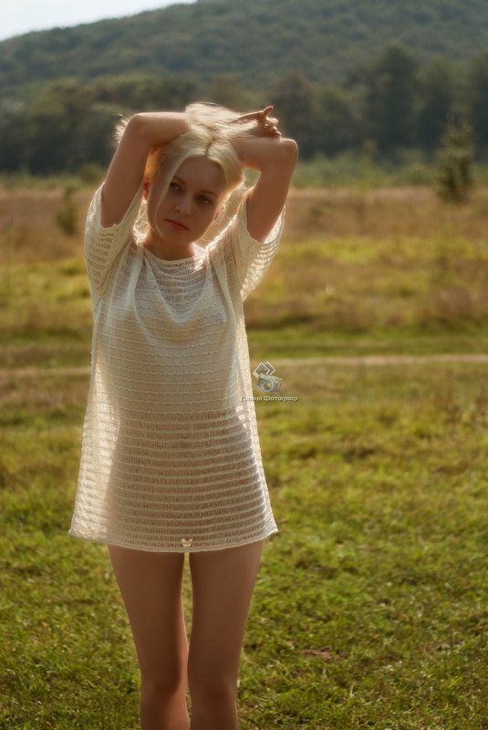 девушка, фотосессии на природе, фотографы краснодара, утро, контровый свет Доброе утро! фото превью