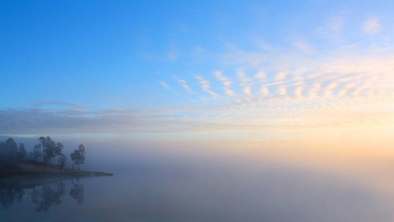 природа утро лето Рассветная фото превью