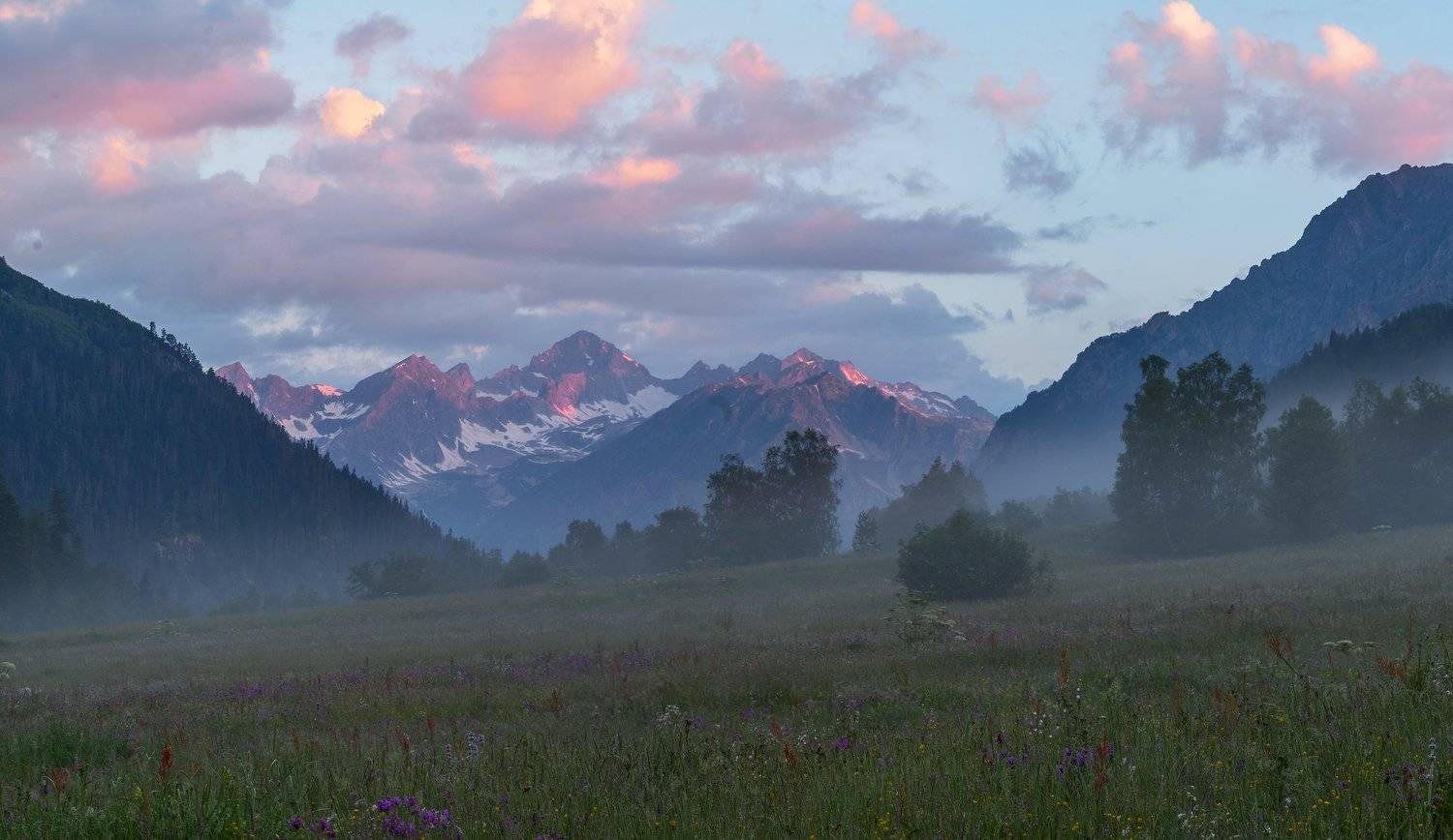 Домбай, Гоначхир, Кавказ, Владимир Рябков