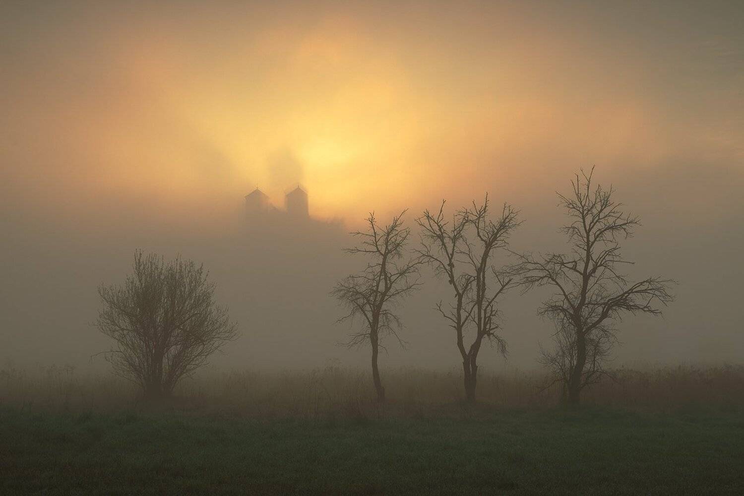 morning, mood, sunrise, monastery, tyniec, Jacek Lisiewicz