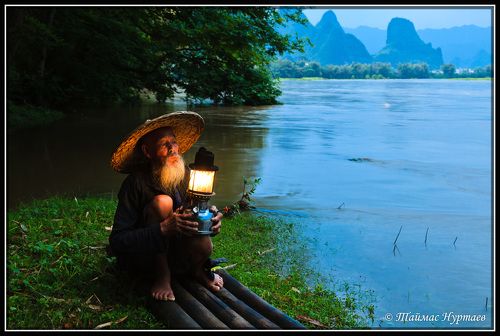 КИТАЙСКАЯ САГА О ЛЕГЕНДАРНОМ СТАРИКЕ РЫБАКЕ НА РЕК  ЛИ