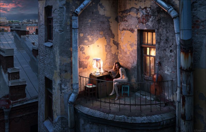 Девушка с виолончелью фото превью