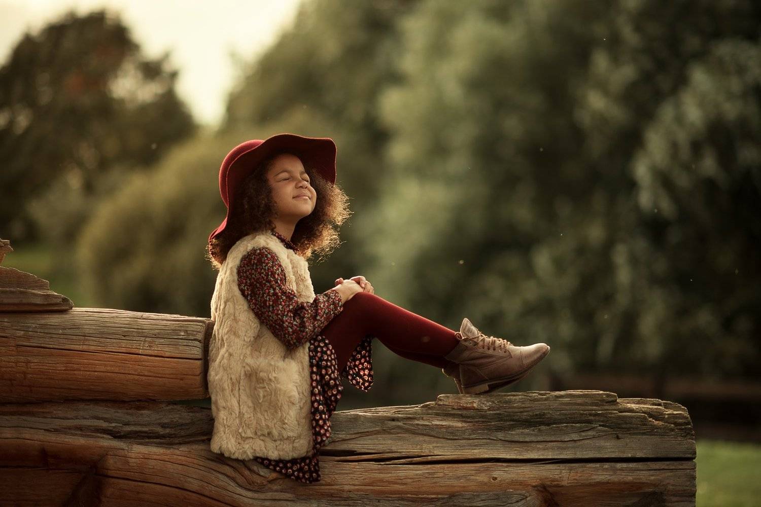 детство, счастье, мулатка, осень, Юлия Кубар