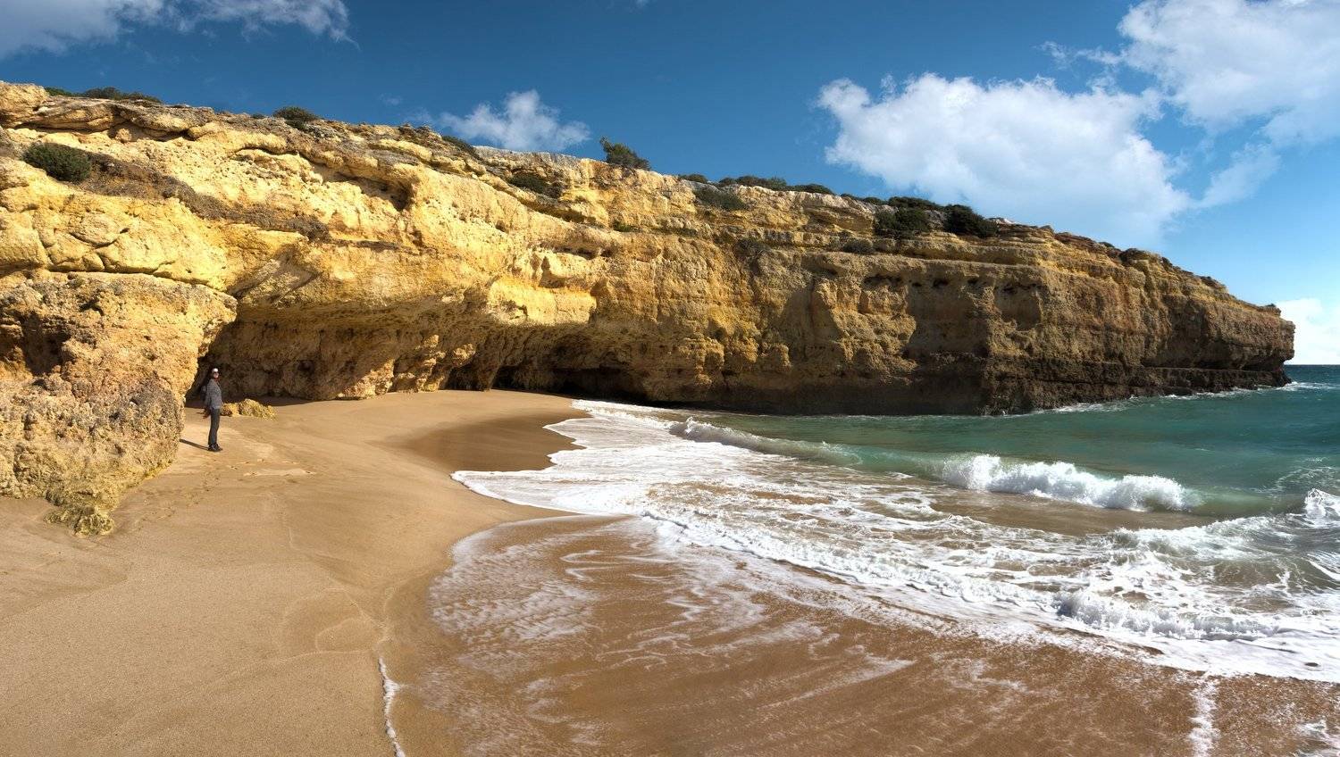 coast, albufeira, portugal, ocean, coastline, seaside, atlantic coast, Виктор Голобородько