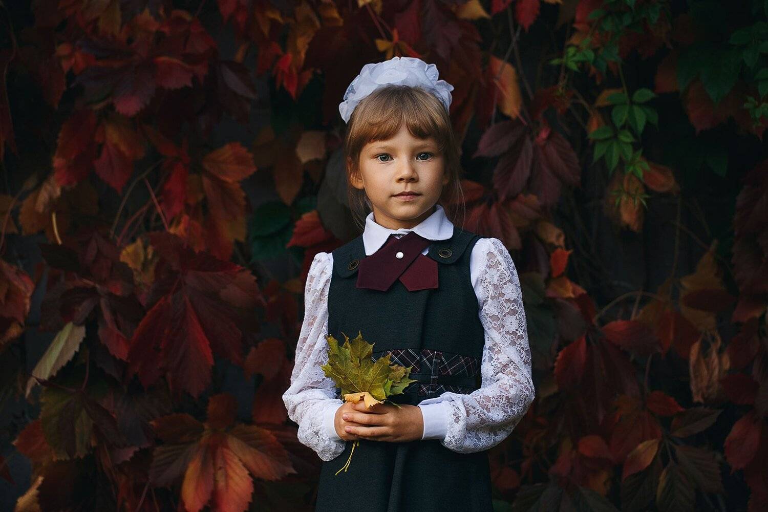 осень, девочка, школьница, сентябрь, Евгений Толкачёв