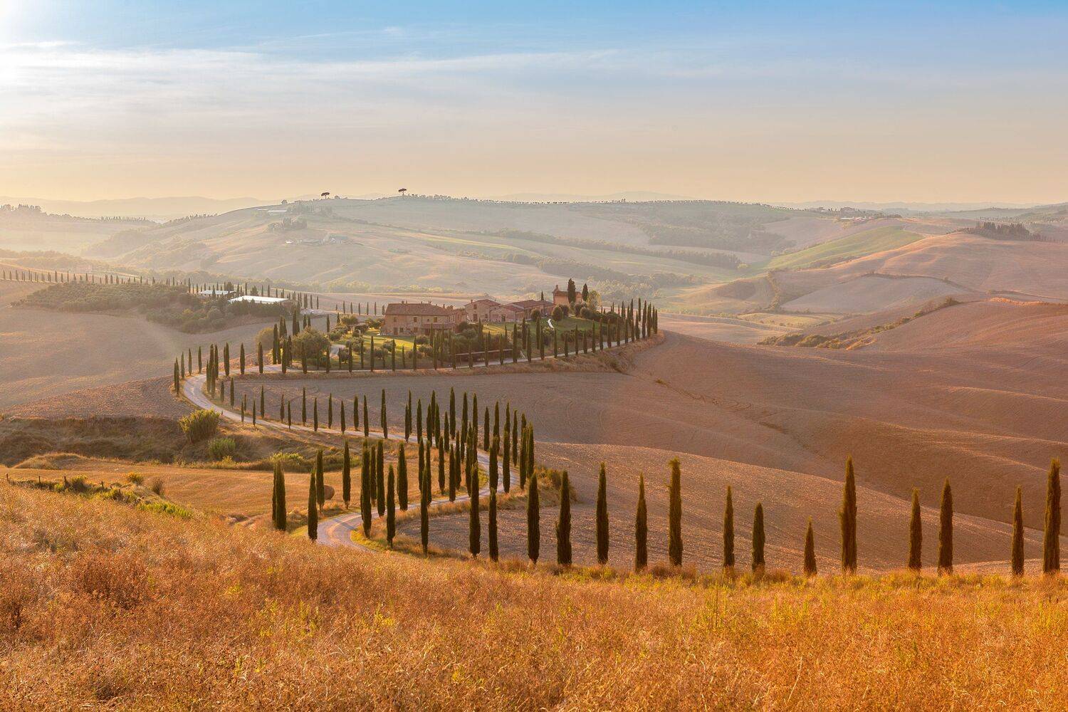 Tuscany, italy, landscape, sunset, , Igor Sokolovsky