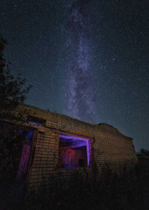 ночь, ночное фото, млечный путь, samyang, milky way Цвета ночи фото превью