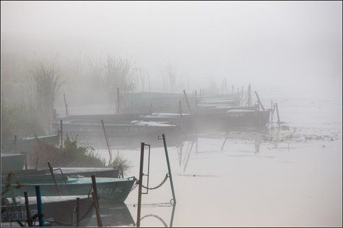 Лодки в тумане
