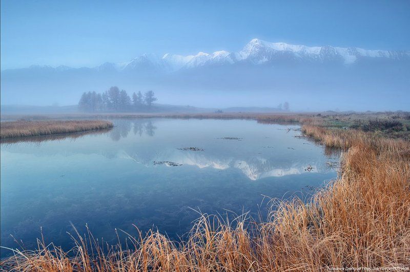 Туманный рассвет фото превью