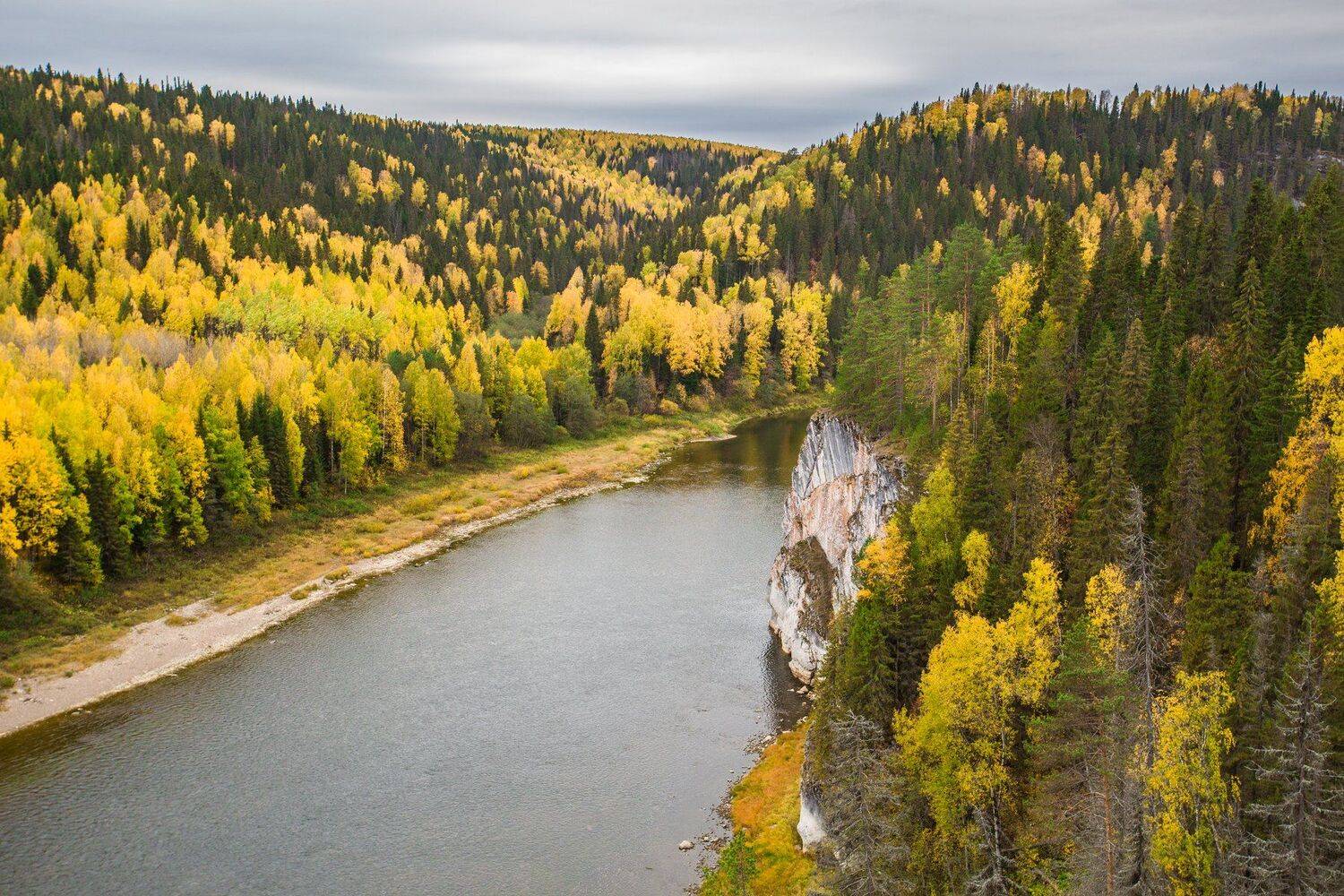 чусовая, камень, гусельный, осень, Кемаев Александр