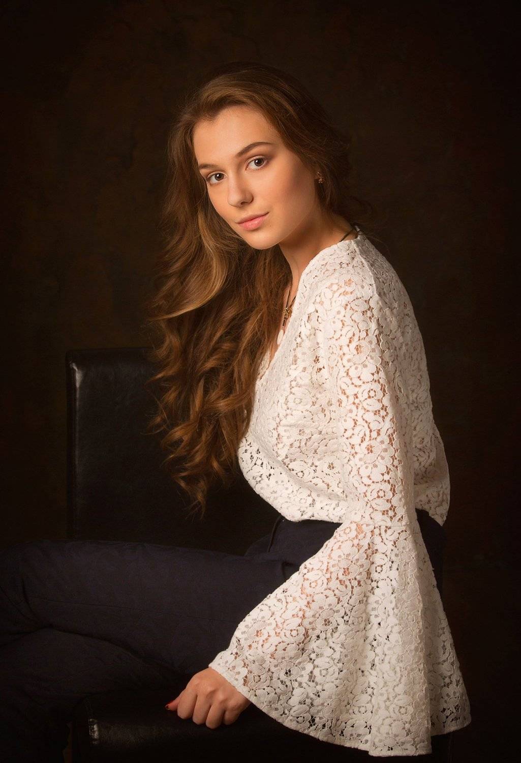 портрет, девушка, Алексей Назаров