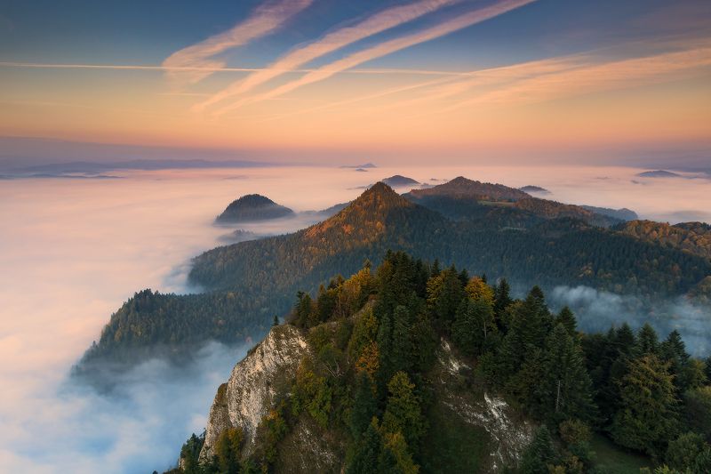 Autumn in Pieniny Mountains фото превью