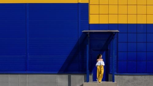 yellow and blue