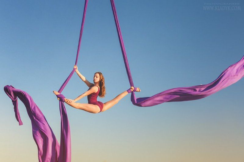 воздушная акробатика, aerial dance, aerial silks,  фото превью