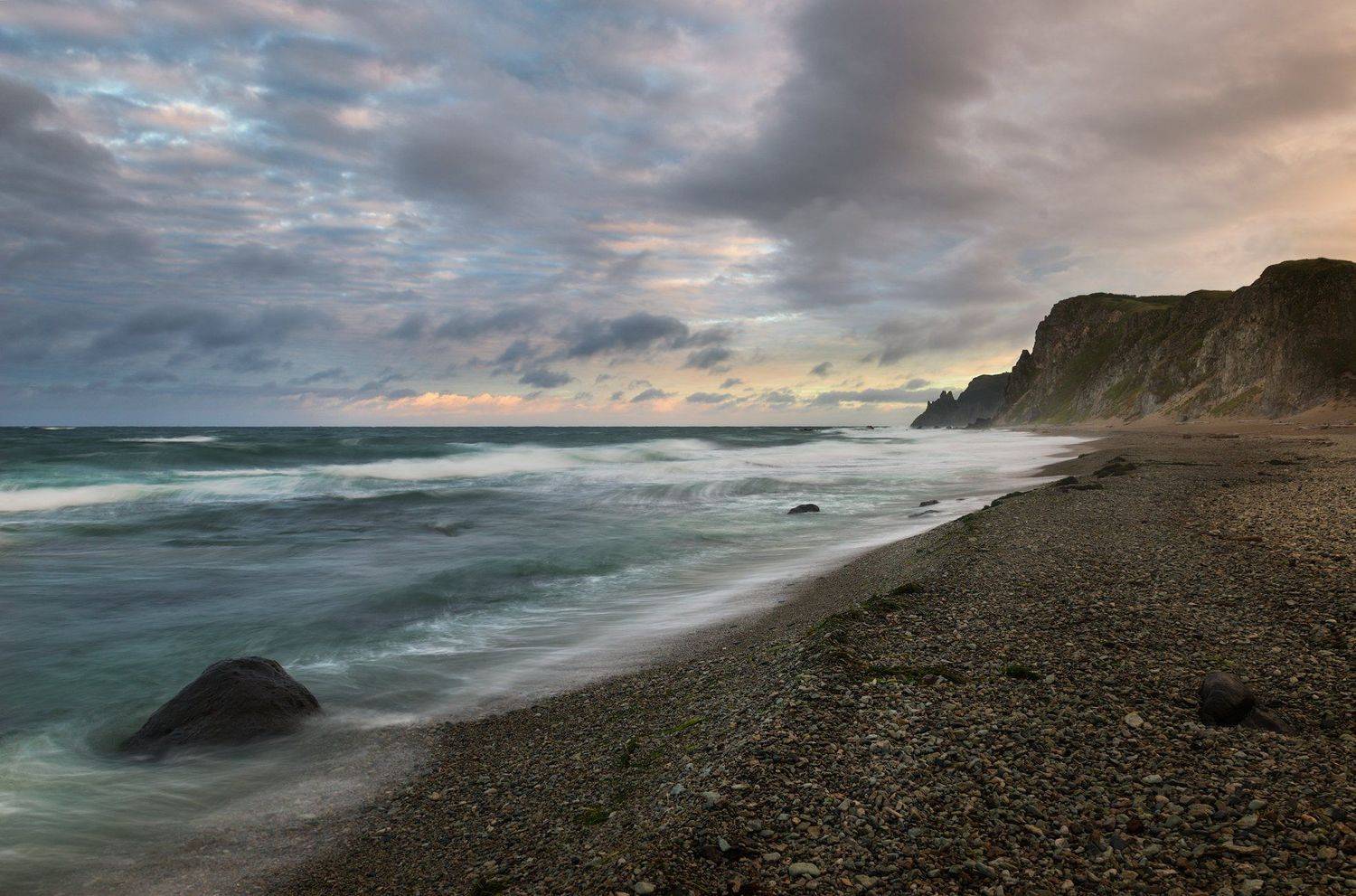 приморский край, море, солнце, рассвет, море, побережье, Сорокин Алексей