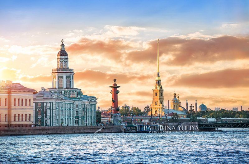 Закат над Невой фото превью