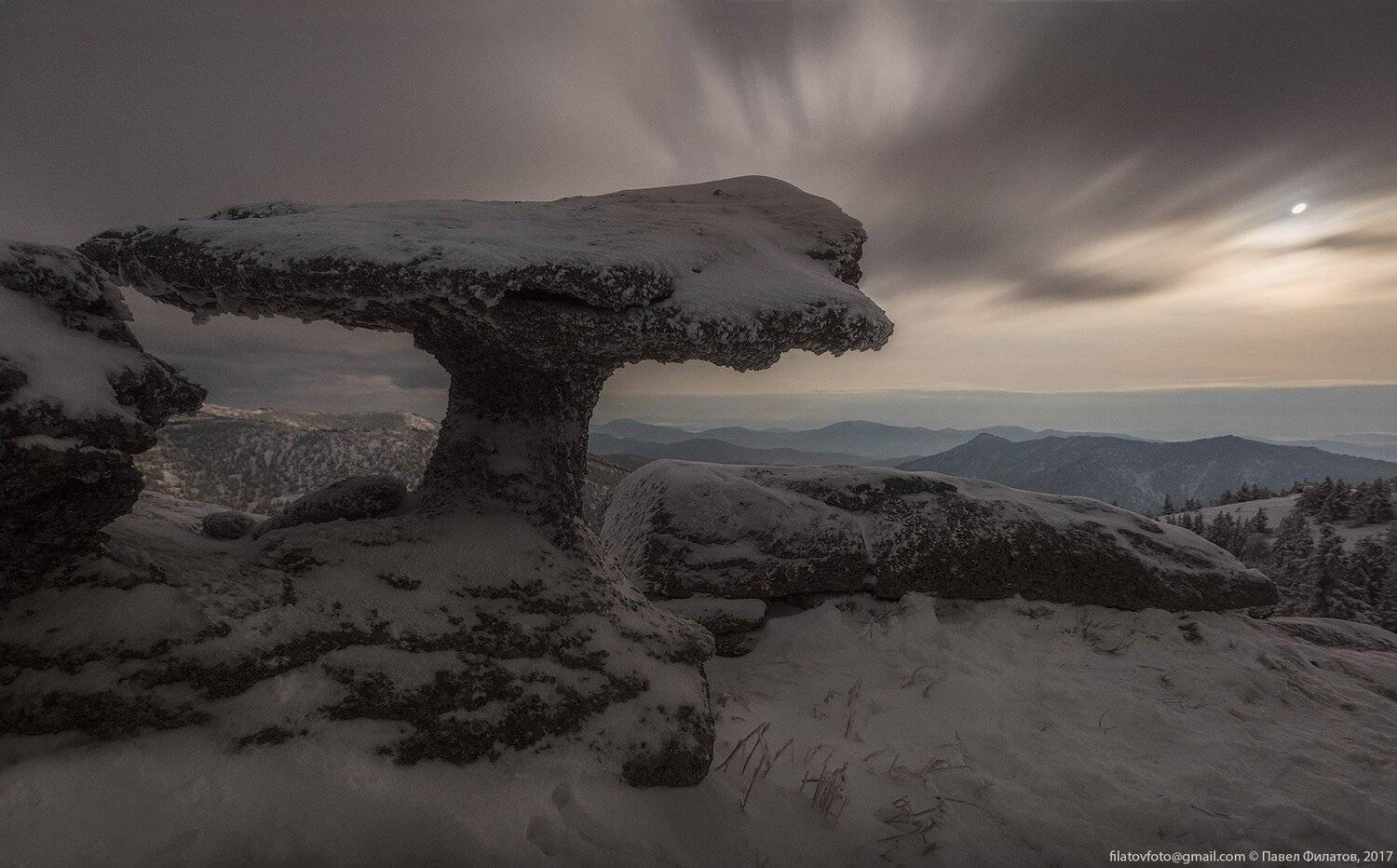 алтай, сибирь, siberia, fall, тигирекский заповедник, altai, снег, осень, гриб, луна, Павел Филатов