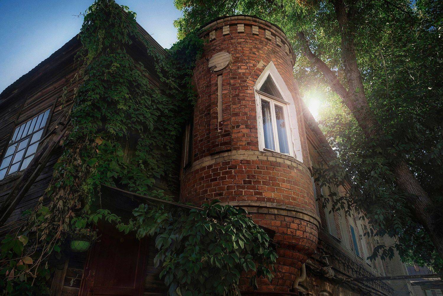 Саратов, город, архитектура, старый, лето, солнце, Алексей Ермаков