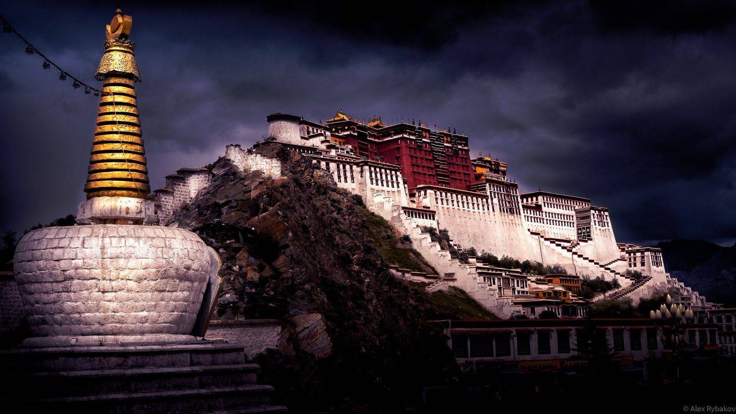 потала, тибет, дворец, лхаса, путешествие, экспедиция, Александр Рыбаков