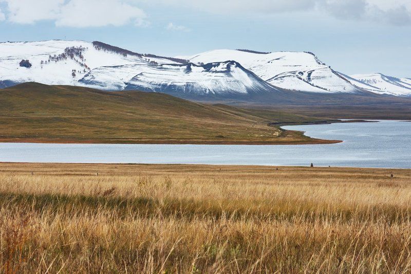 хакасия, снег, зима Арктические пейзажи Хакасии фото превью