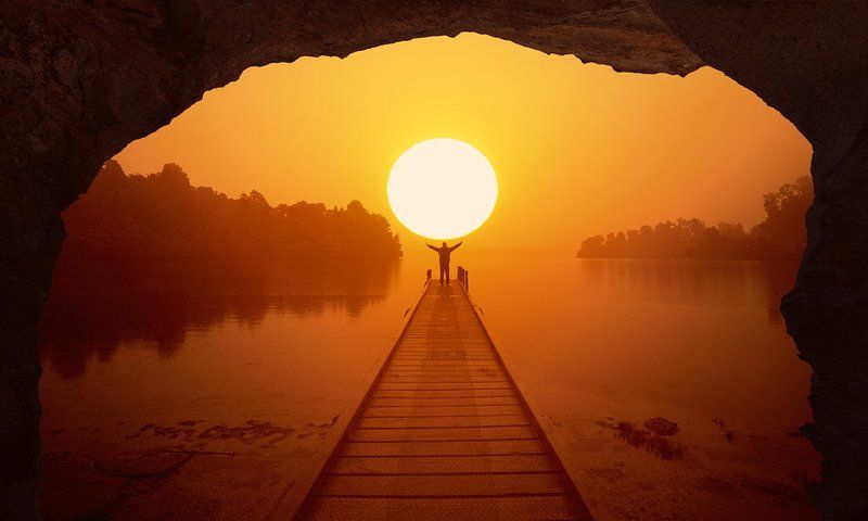 Встречая рассвет... фото превью