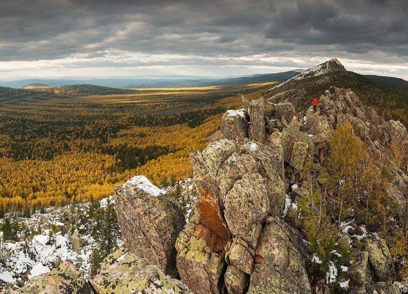 осень, таганай, урал Золотая осень на Таганае фото превью