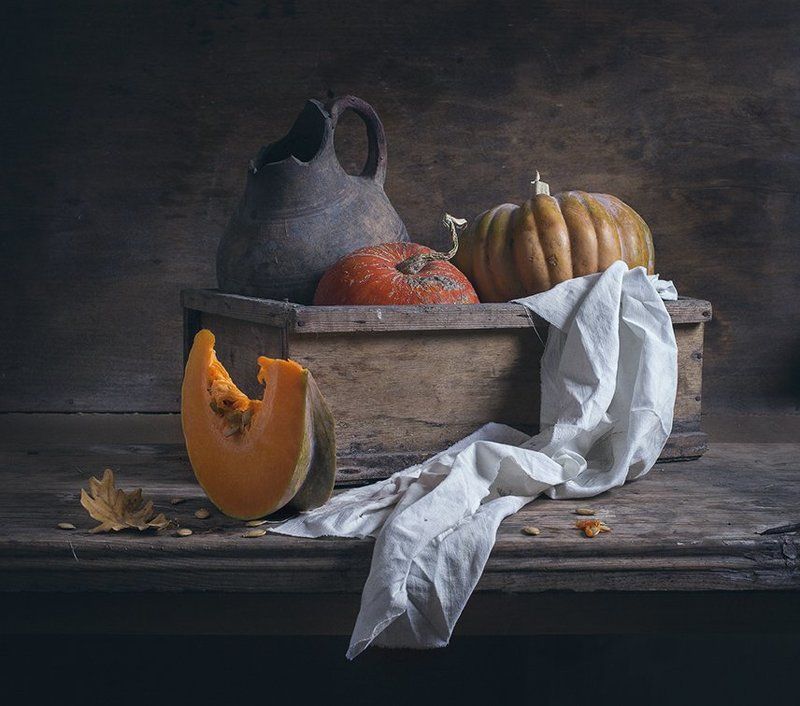 натюрморт,still life, тыква Натюрморт с тыквами фото превью