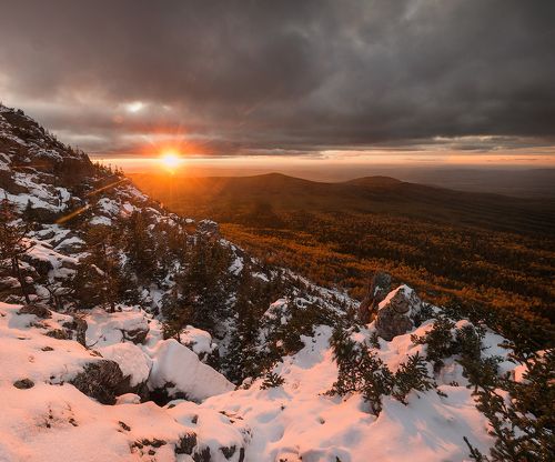 Закат на Урале