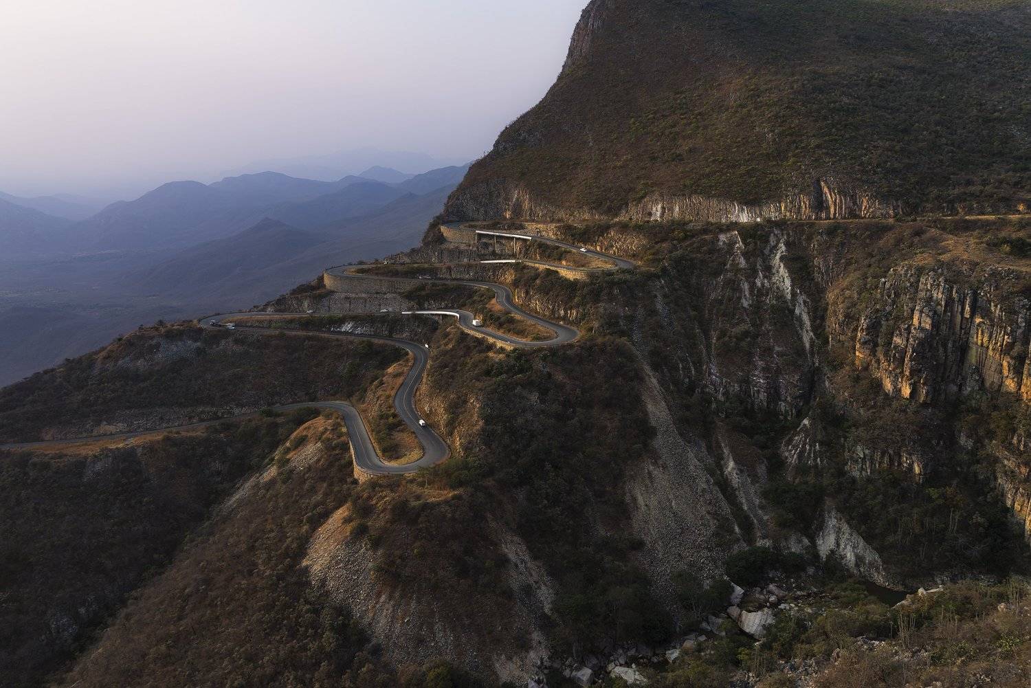 дорога, серпантин, горы, ангола, закат,, Гайдабуров Сергей