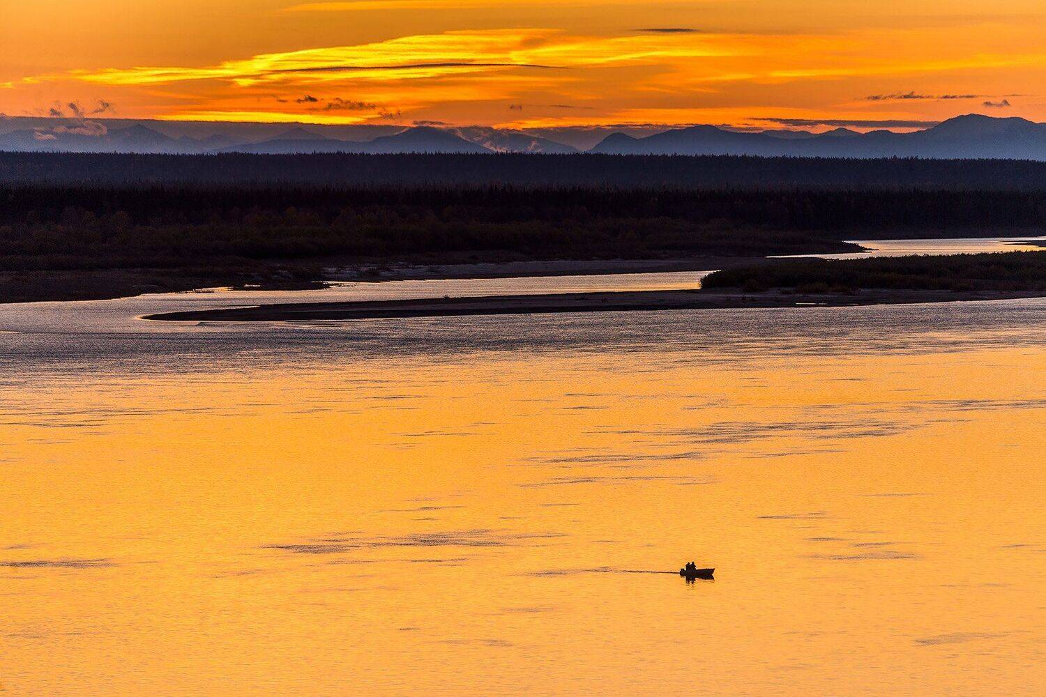 печора, рассвет,, Анатолий