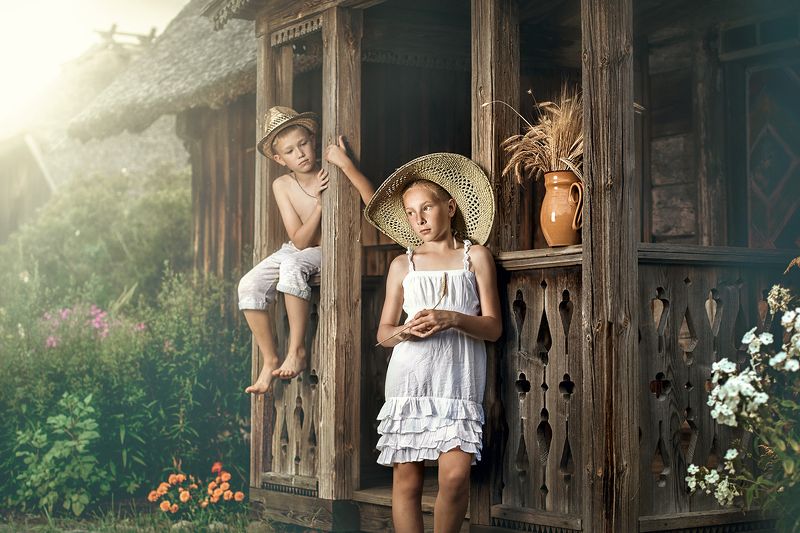 Country children фото превью