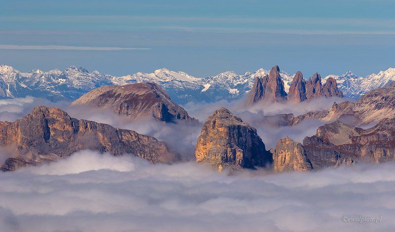 Dolomites From Falzarego Pass фото превью