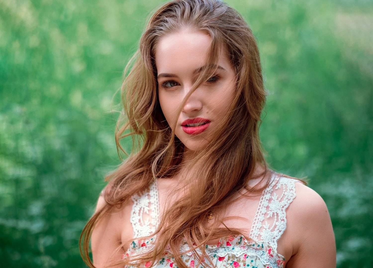 girl, female, pretty, model, outdoors, portrait, summer, Saulius Ke