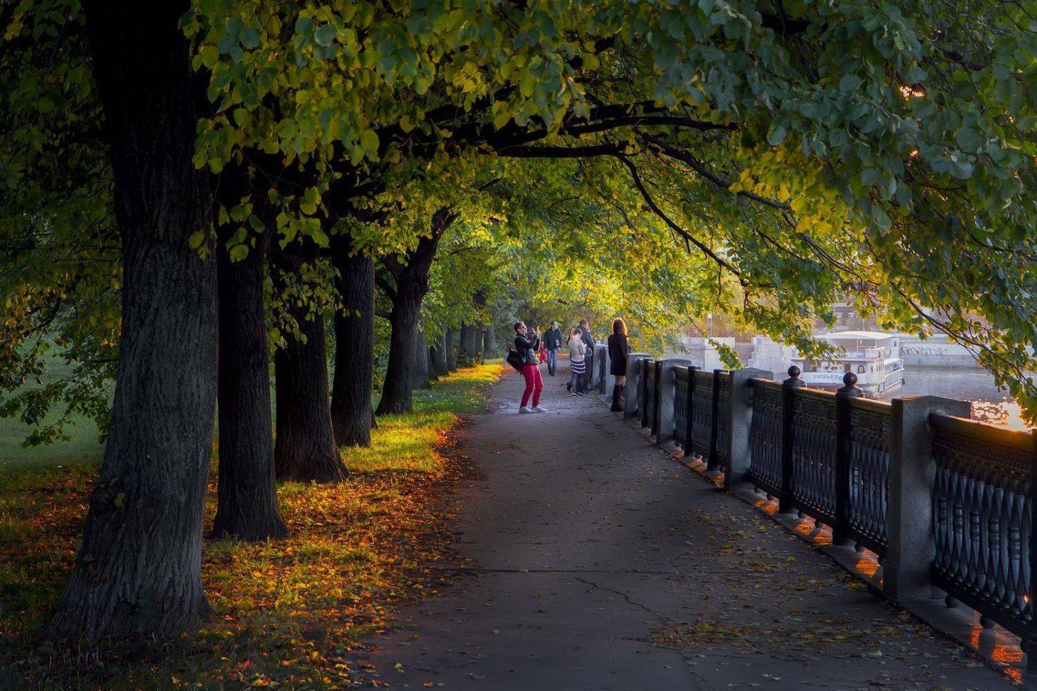 москва, набережная, осень, Игорь Шиленок