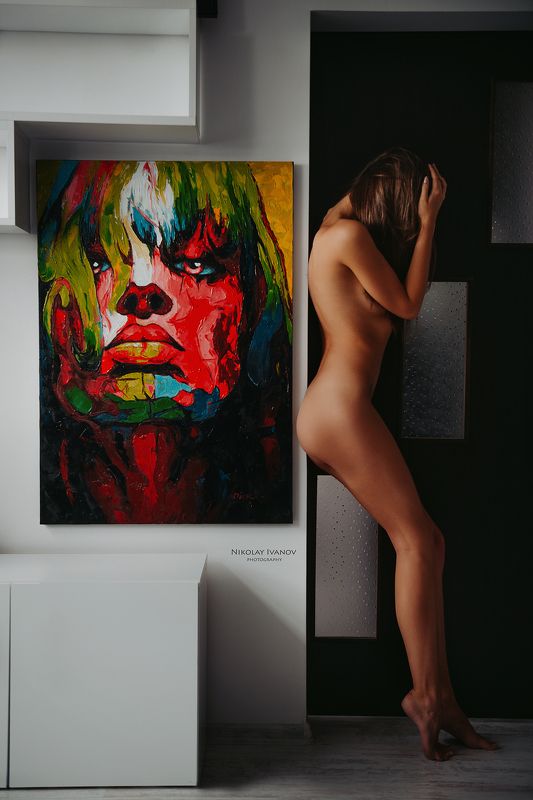 art, paint, nude, model Art фото превью