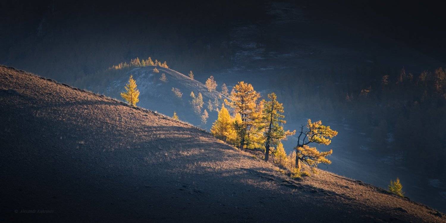 пейзаж, алтай, осень, Александр Кукринов