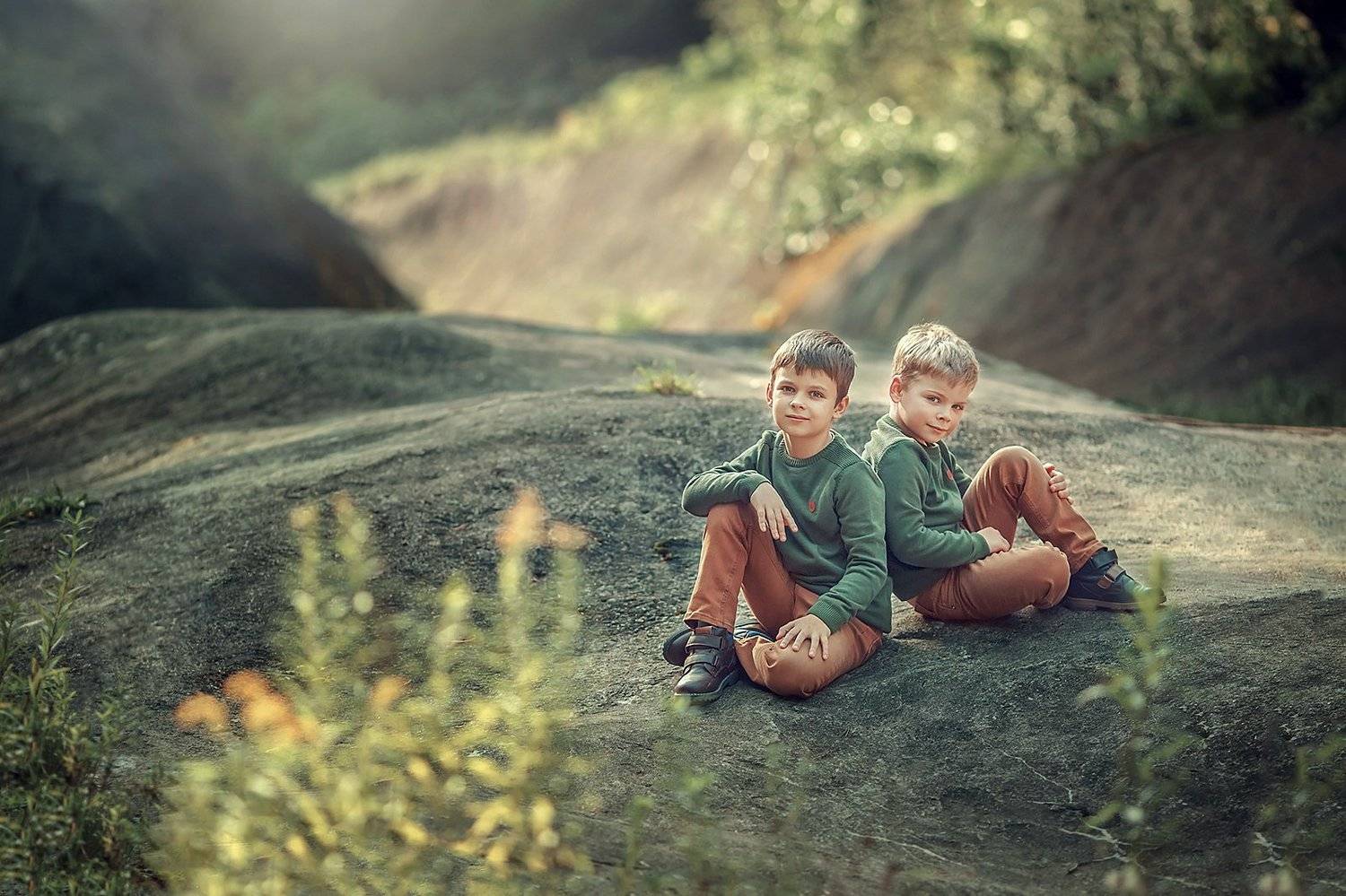 дети, портрет, семья, Ольга Балакир