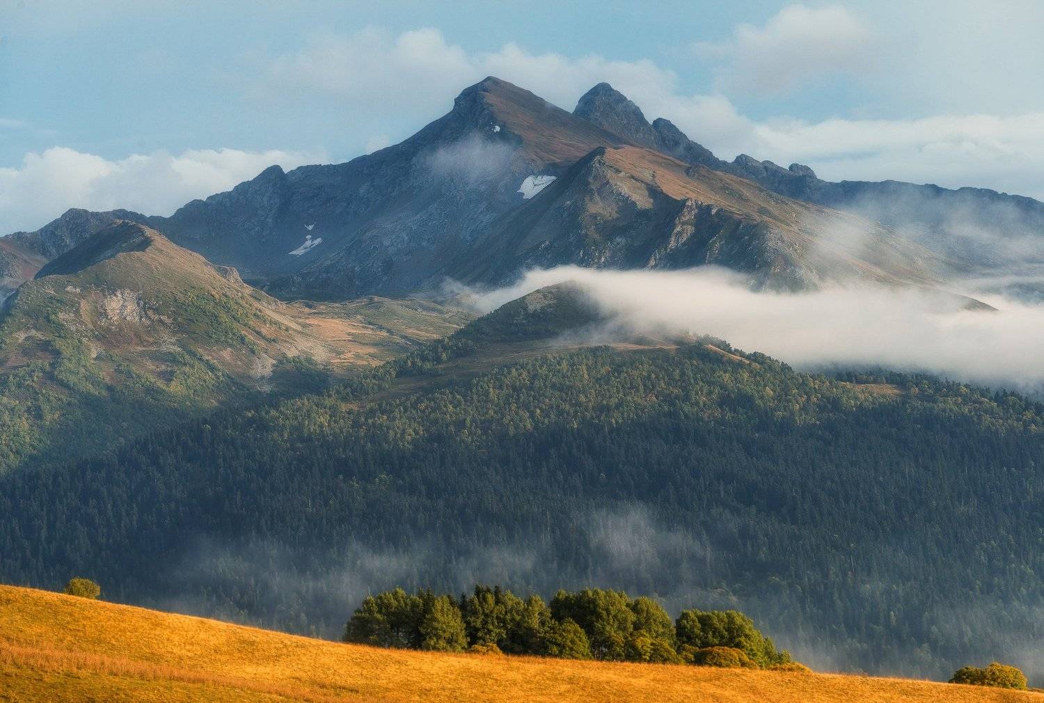 осень, октябрь, кчр, пхия, хребет, аркасара, закзан, -, сырт, ФЁДОР