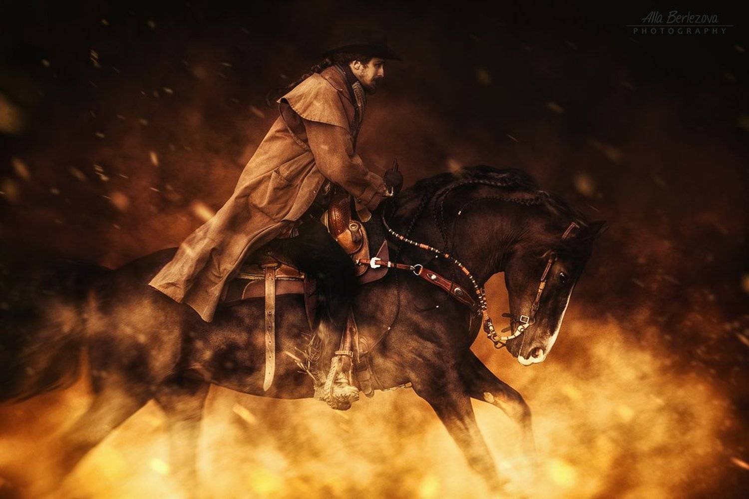 horse, western, equestrian, лошадь, вестерн, cowboy, horses, огонь, fire, лошади, владимирский, тяжеловоз, Alla