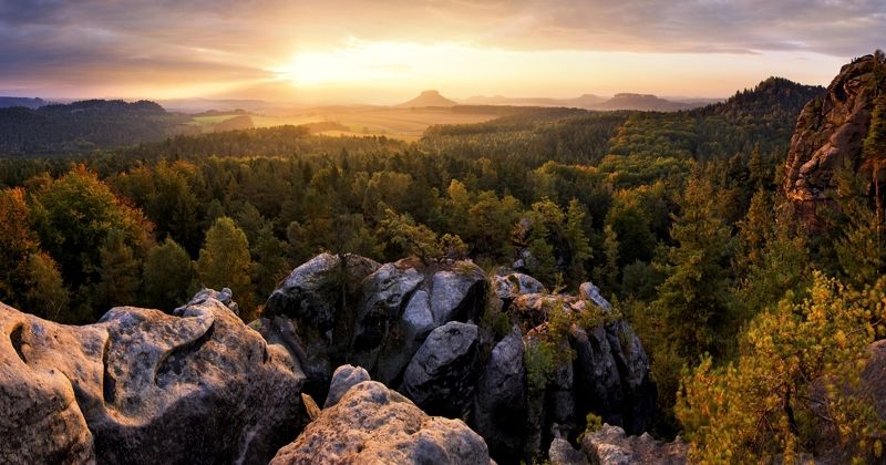 Saxon Switzerland autumn.. фото превью