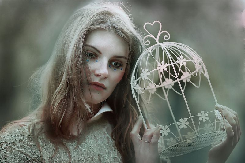 portrait, canon, girl, wood Элегия фото превью