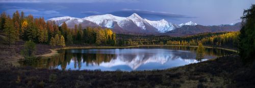 Вечер на озере