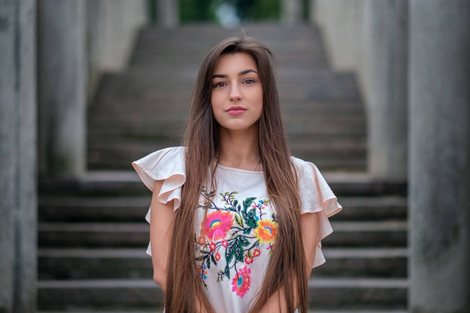 girl, female, pretty, model, outdoors, portrait, Saulius Ke