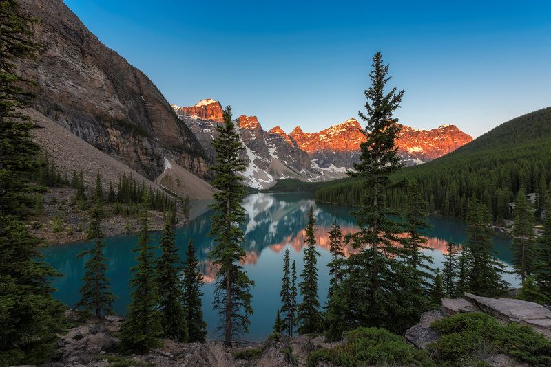 canada, banff, lake, nature, louise, moraine, landscape, scenery, mountain, canadian, rockies, summer, rocky, alberta, scenic, sunrise, hiking, trekking, national, park, calgary, scenery, Rocky Mountains фото превью