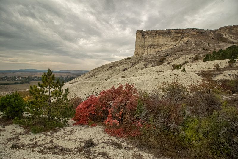 Крым. Белая скала. Начало осени. фото превью