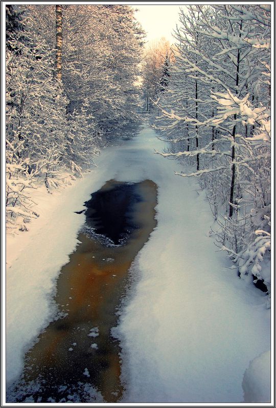 швеция Речка спит фото превью