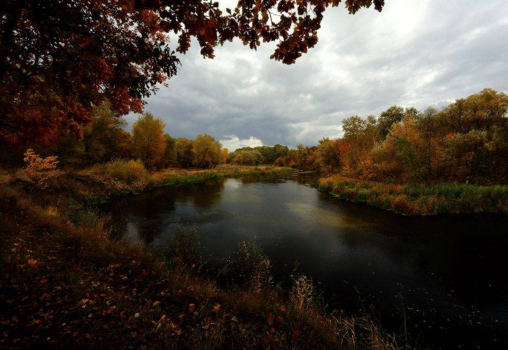 осень река вечер, Петриченко Валерий