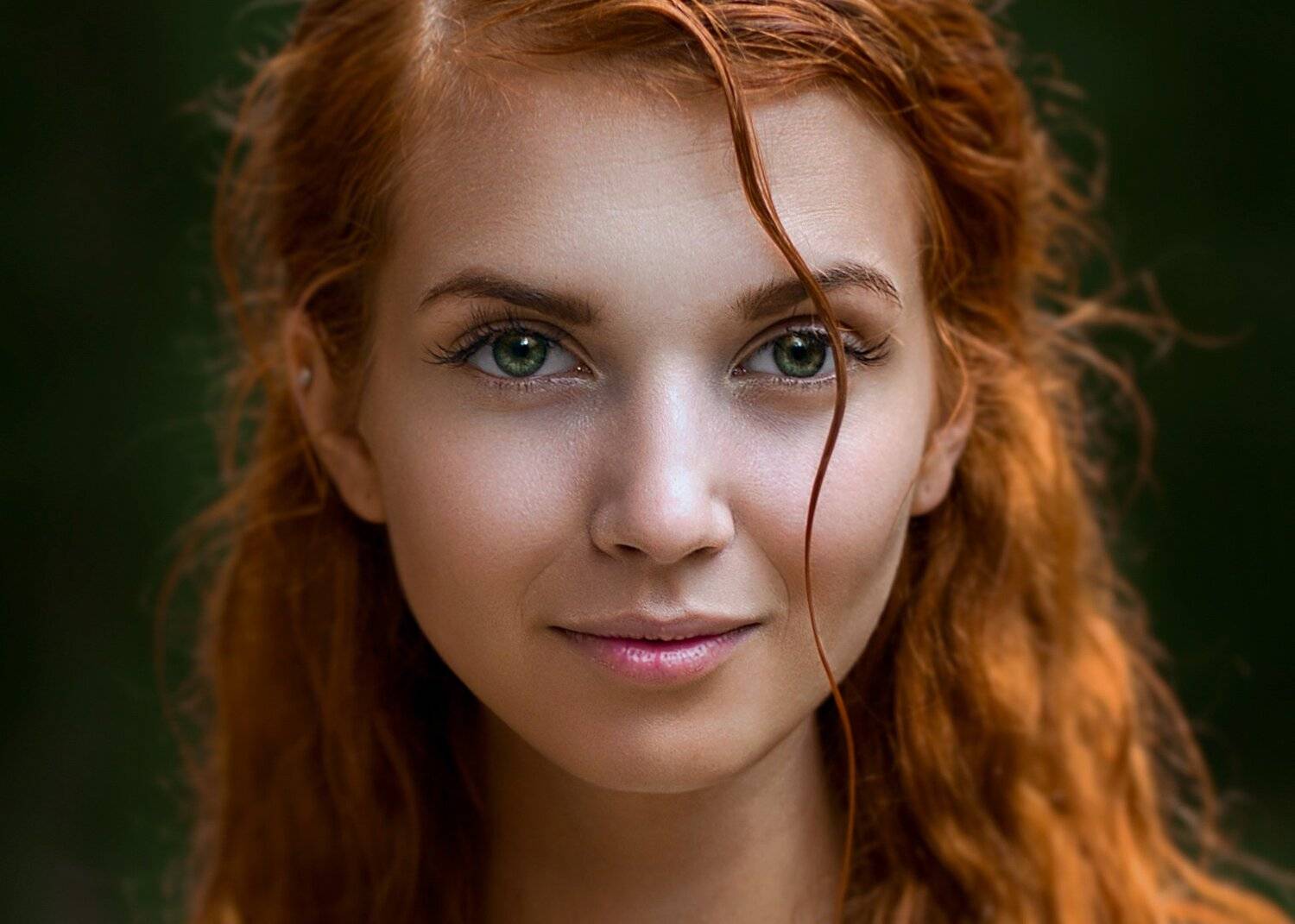 девушка, портрет, рыжая, girl, portrait, redhead, Дмитрий