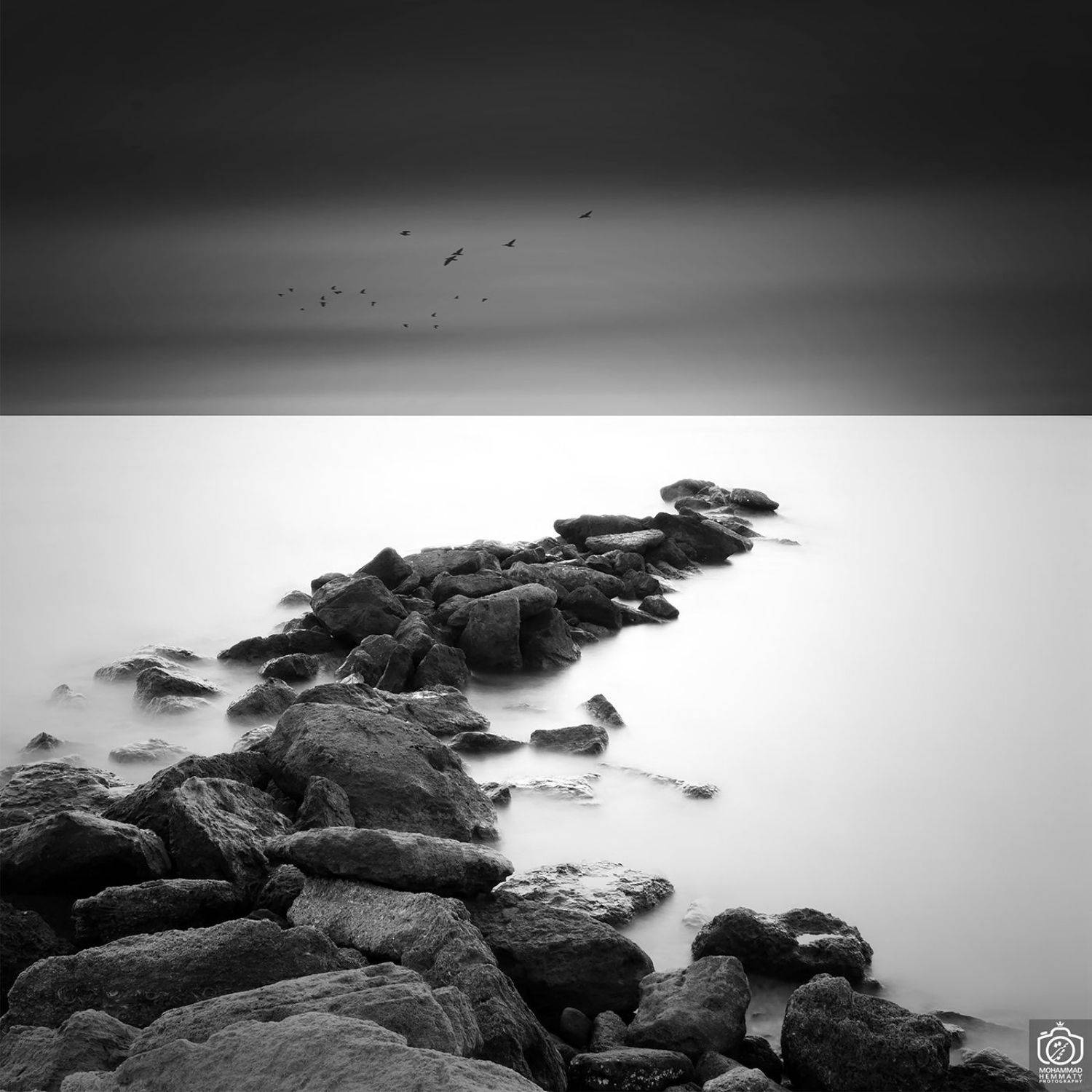 longexposure,canon80d,canon,fly,flight,sky,darkness,light,road,sea,blackandwhite,dream,photo,fineart,clouds, Mohammad Hemmaty