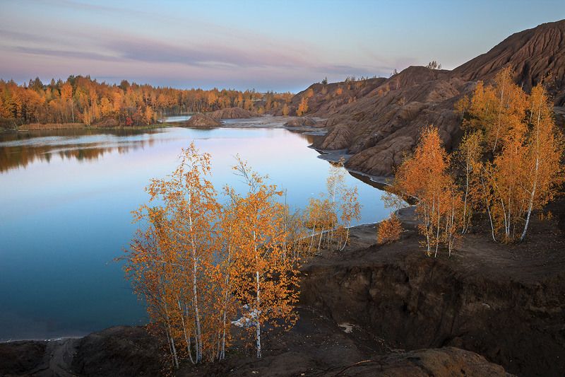 осень,вечер,кондуки,свет Осенний вечер. фото превью